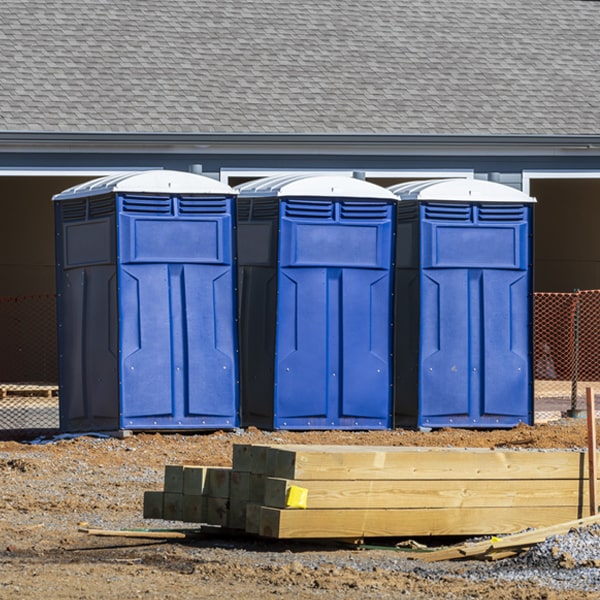is there a specific order in which to place multiple porta potties in Seville Florida